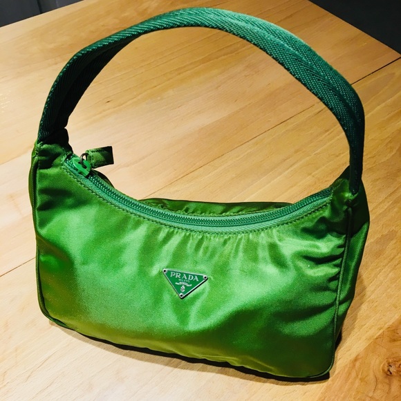Prada Handbags - Mini Vela Prada Nylon Shoulder Bag